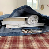 Harajuku High Capacity Shoulder Bag Retro Casual Female Tote Solid Phone Pack