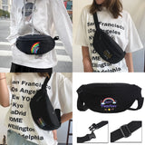 Cartoon Teacher Pattern Canvas Shoulder Bag
