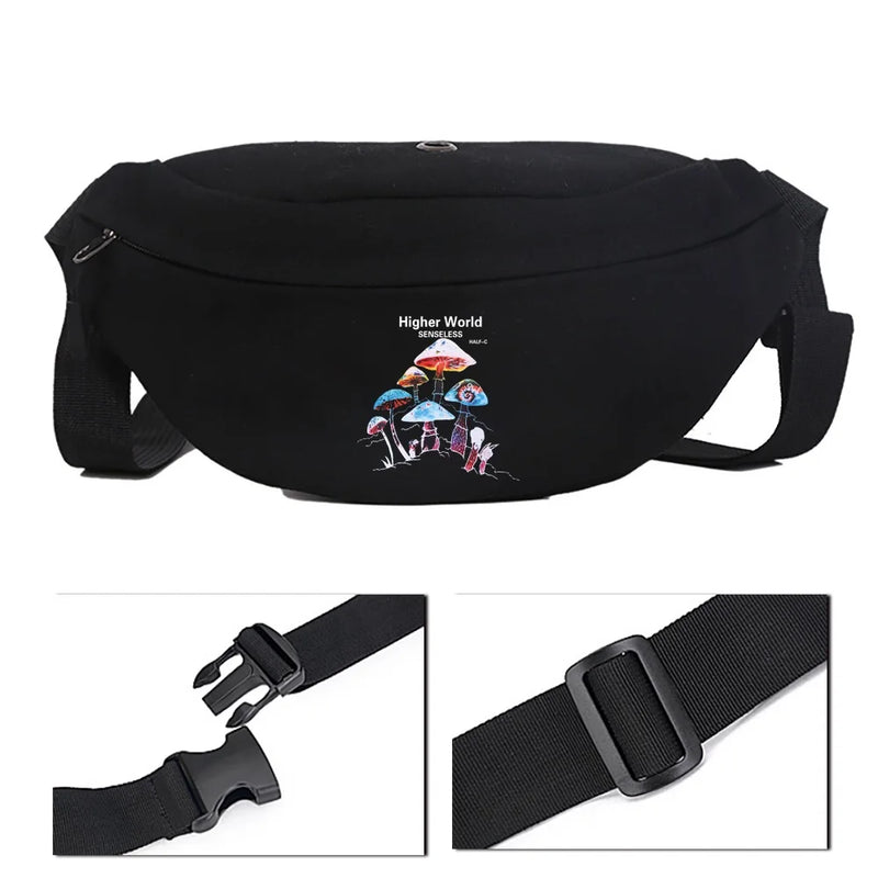 Street Women's Mushroom Case Canvas Bag Shoulder Bag