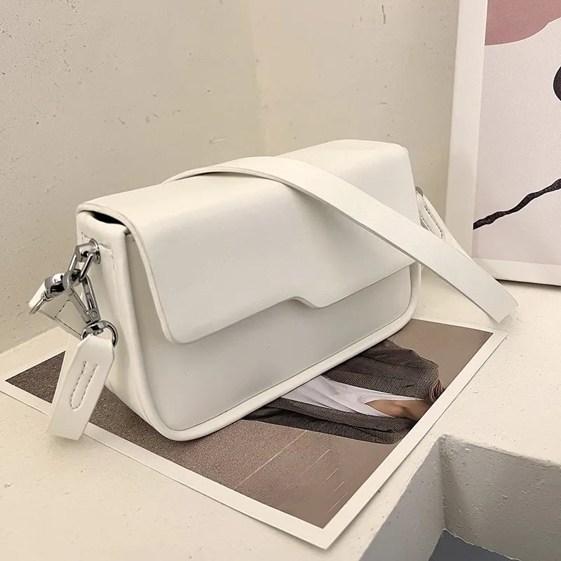 Summe Women Bag for Work Baguette Bag Solid Underarm 2 Shoulder Straps