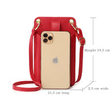 Women's Small Shoulder Bag PU Leather Mini Crossbody Purse Handbag