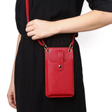 Women's Small Shoulder Bag PU Leather Mini Crossbody Purse Handbag