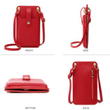 Women's Small Shoulder Bag PU Leather Mini Crossbody Purse Handbag