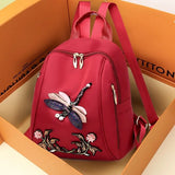 Summer Casual Oxford Women's Backpack High Student Girls School Bag