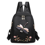 Summer Casual Oxford Women's Backpack High Student Girls School Bag