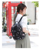 Red Oxford Women's Backpack High Student Girl School Bag Lady Travel Backpack