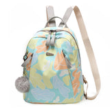 Red Oxford Women's Backpack High Student Girl School Bag Lady Travel Backpack