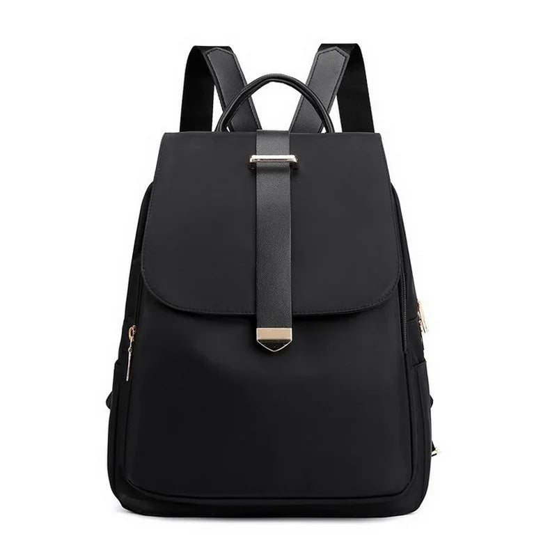 Summer Casual Oxford Women's Backpack for Student Girls Lady Travel