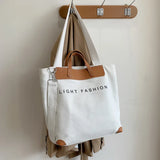 Summer Casual Women Handbags Large Capacity Letters Ladies Tote Bag