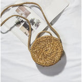 Summer Beach Bag Crossbody Straw Shoulder Bag Rattan Handbag KL445
