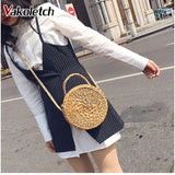 Summer Beach Bag Crossbody Straw Shoulder Bag Rattan Handbag KL445