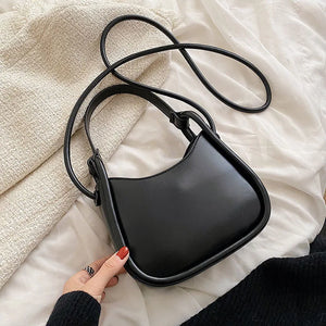 Women's PU Leather Handbag Short Handle Shoulder Bag
