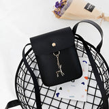 Summer Women's Mini Shoulder Bag Casual Shopping Key Wallet Vertical Deer Bag
