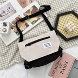 Summer Canvas Crossbody Bag Shoulder Bag for Women