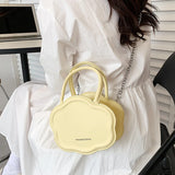 Summer Chain Shoulder Bag for Women Texture Pu Leather Crossbody Bags