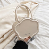 Summer Chain Shoulder Bag for Women Texture Pu Leather Crossbody Bags