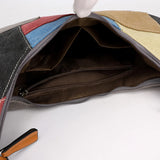 Summer Shoulder Bag Shopping Tote for Girl Patchwork Women's Bag 100% Cotton
