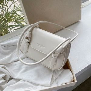 Summer Small Square Leather Crossbody Bag for Women