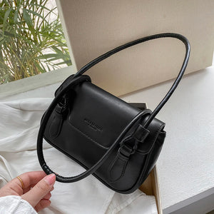 Summer Small Square Leather Crossbody Bag for Women