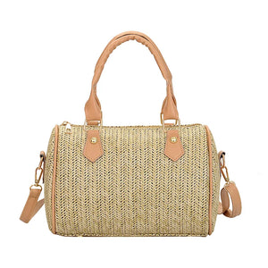 Summer Straw Bags for Women Woven Handbags Bohemian Ladies Shoulder Crossbody Ba