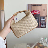 Summer Grass Casual Bucket Shoulder Bag for Women