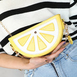 Summer Fruit Chain Shoulder Messenger Bag, Orange Watermelon Strawberry Bag