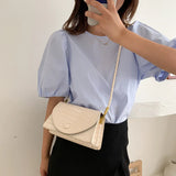 Summer Ladies Bag PU One-shoulder Small Square Bag