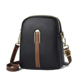 Summer Litchi Pattern Shoulder Bag Large Capacity Mobile Phone Bag