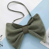 Summer Lightweight Women Bag Small Bow Messenger