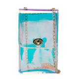 Summer Shining Shoulder Bags Transparent Laser Mini Chain Handbag