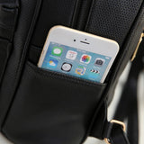 Summer Vintage Retro Lady PU Leather Mini Backpack School Bags for Teenagers