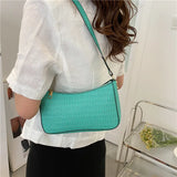 Summer Shoulder Bag Weave Style Casual Ladies Handbags Beach Bags
