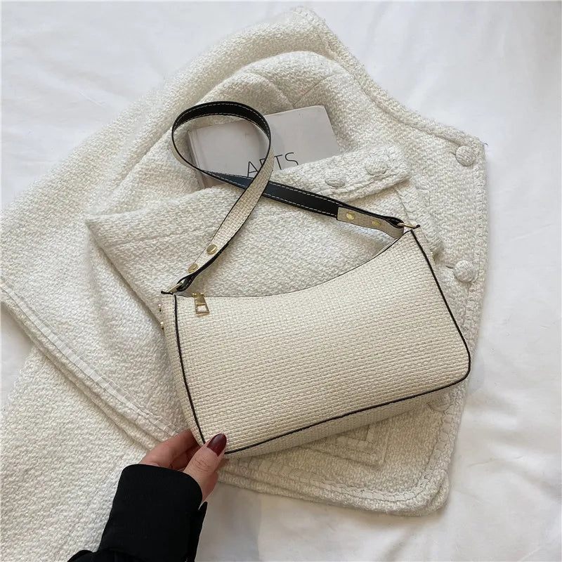 Summer Shoulder Bag Weave Style Casual Ladies Handbags Beach Bags