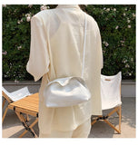 Summer Women's Ruffled Cloud Backpack Messenger Bag