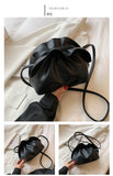 Summer Women's Ruffled Cloud Backpack Messenger Bag
