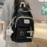 Summer Nylon Woman Backpack Casual Student Rucksack High Capacity Laptop S