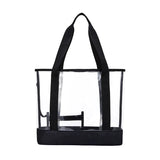 Transparent Waterproof Shoulder Beach Bag Large Clear Tote Solid