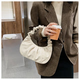 Summer Pleated Handlebags Cloud Bags Armpit Bag