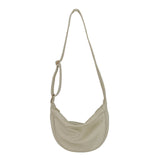 Summer Pleated Handlebags for Women PU Cloud Bags Armpit Bag