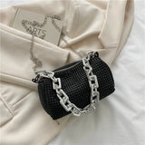 Summer Travel Bling Diamond Small Crossbody Messenger Bags for Women