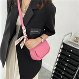 Summer Women's Sling Crossbody Bag Small PU Leather Shoulder Bag