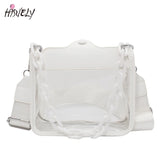 Clear Transparent Crossbody Bag Jelly Handbags Acrylic Chain Shoulder Bag