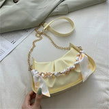 Fold Cloud Chain Shoulder Messenger Bag for Women