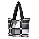Summer Cross-border Ladies Shoulder Bag Plaid Handbag Large Tote Bag