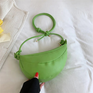Summer Women's Saddle Bag Soft Leather Lady Hobos Purses Handbags