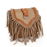 Tassel Messenger Bag European American Retro Shoulder Bag