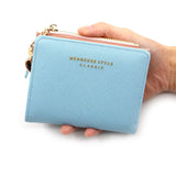 Tassel Women Wallet Small Wallet Zipper Purses Female Clutch PU Leather