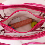 Transparent Beach Bag Large Women Jelly Tote Zipper Waterproof Shoulder Bags