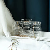 Transparent Acrylic Clutch Purse with Metal Chain for Party