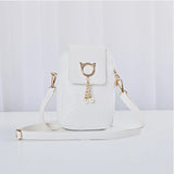 Mini PU Shoulder Messenger Bag for Women